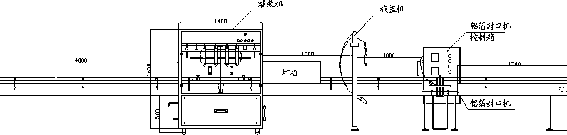 食用油灌装生产线