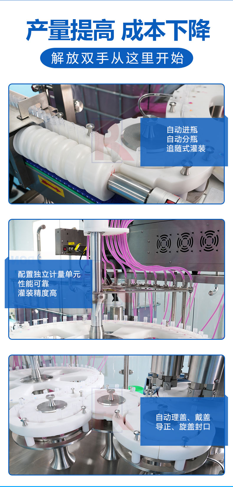 高速核酸试剂灌装旋盖机